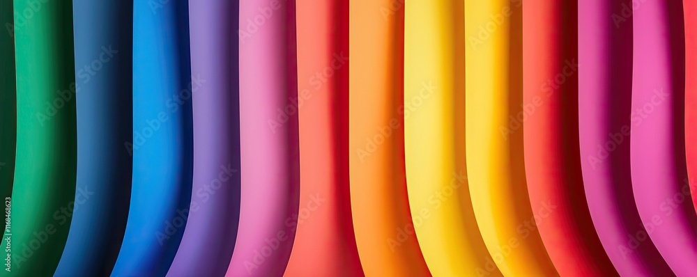 Poster rainbow abstract background concept. vibrant abstract background showcasing fluid colorful waves for
