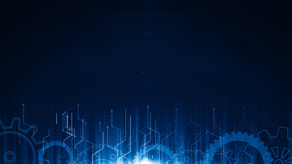 Technology tunnel digital business corporate abstract particles hex presentation broadcast background