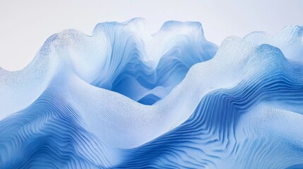 Obraz premium Abstract frozen water texture, layered ice sheets with geometric cracks, arctic blue color gradients, translucent winter patterns, natural crystalline formations, high detail nature photography,