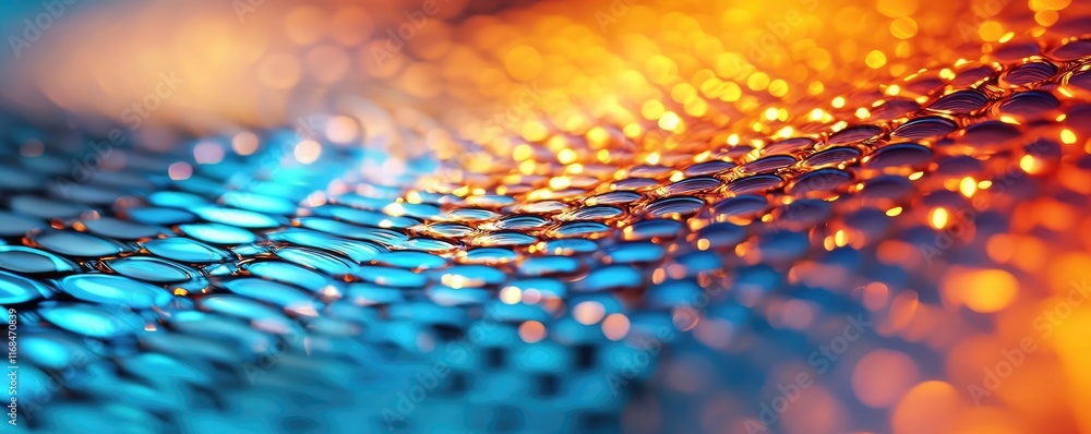 Poster Mosaic abstract background concept. Abstract image of colorful droplets on a textured surface, creating a vibrant visual effect.
