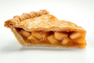 A Delicious Slice Of Homemade Apple Pie