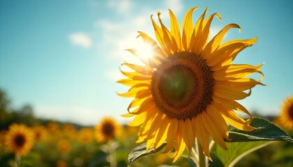 Obraz premium sunflower on the field