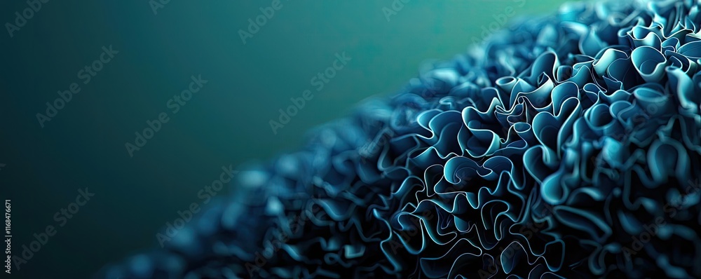 Poster ink abstract background idea. close-up view of abstract blue textures showcasing organic wave patter
