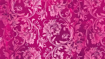 magneta pink seamless pattern wallpaper