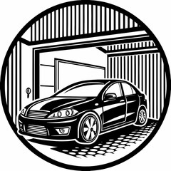 car illustration silhouette car auto automobile vehicle vector transport transportation illustration drawing