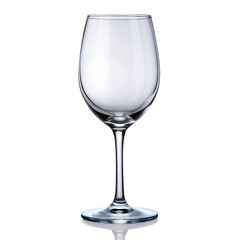 Empty wine cup isolated on transparent  background