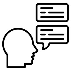 storytelling single icon