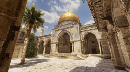 Abuja National Mosque, located in downtown of capital city