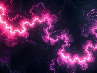 abstract background with glowing lights