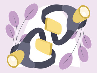 Head Lamp Concept Illustration Stylish and Beautiful