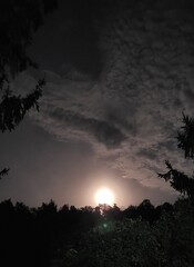 Fototapeta premium sunset in the mountains