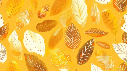 mustard yellow seamless pattern wallpaper