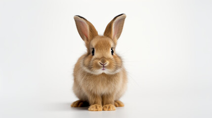 Fototapeta premium rabbit isolated on white