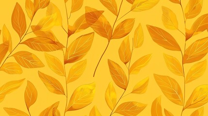 mustard yellow seamless pattern wallpaper