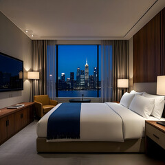 luxury hotel room