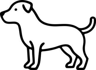Dog outline