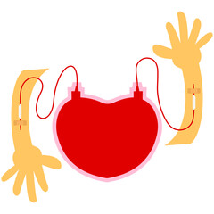 Illustration of Blood Donation