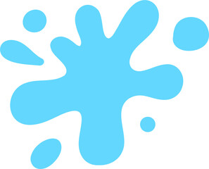 Splashing water drop for decorating Songkran festival