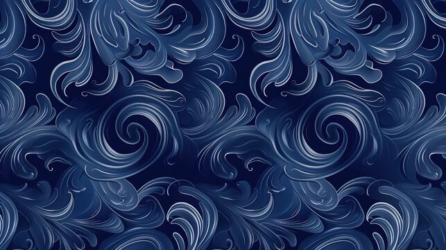 navy blue seamless pattern wallpaper