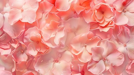 Obraz premium peach seamless pattern wallpaper
