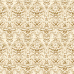 Exquisite floral seamless pattern for timeless interiors, Pattern for wallpaper, background, print on fabric and paper.