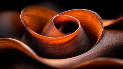Abstract Swirling Brown Texture Organic Forms Nature Inspired Design Artistic Background