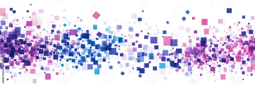 Poster abstract background of colorful squares.