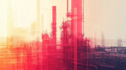 city, night, industry, oil, building, factory, plant, business, urban, industrial, light, sunset, refinery, skyline, sky, architecture, power, abstract, pollution, cityscape, water, river, landscape, 
