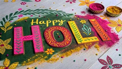 Fototapeta premium holi celebration background