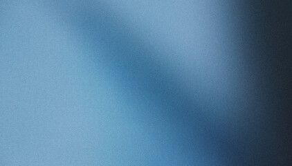 Black dark azure cobalt sapphire blue abstract background. Color gradient. Geometric shape. Wave, wavy curved line. Rough grunge grain noise.