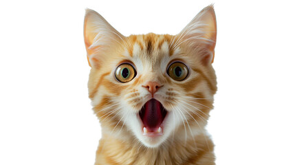Surprised Ginger Cat