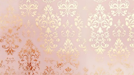rose gold seamless pattern wallpaper