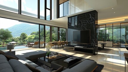 Fototapeta premium modern living room