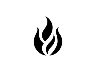 Fire Logo Design Vector Art