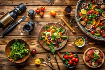 Delicious Food Photography for Podcast YouTube Channel Art