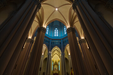 interior of church, cathedral in molise 
