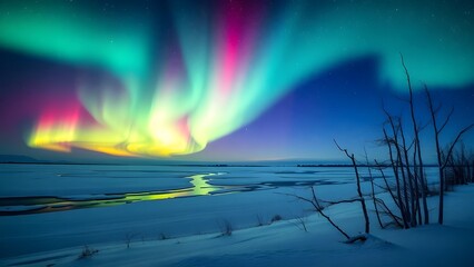 sunset in the mountains