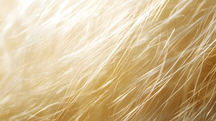 Blonde Hair Close Up Detailed Texture