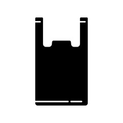 plastic bag icon, simple flat style, illustration, logo sign symbol pictogram template, for ui or ux isolated on white for mobile app, editable