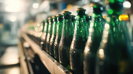 Automated System for Sorting Bottles by Size in Packaging