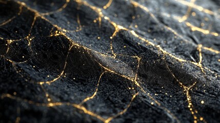 Obraz premium Abstract representation of neural connections glowing in a dark environment