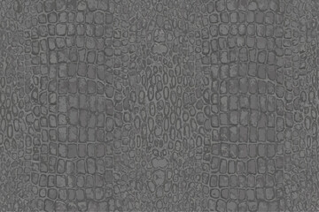 seamless patterns with coat, skin of fur textures of wild exotic animal crocodile. Flat vector illustration for wrapping paper, textile print and wall paper.