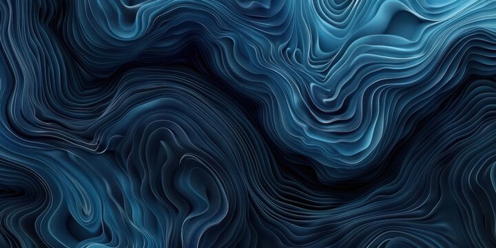 abstact dark blue and black fluid motion background