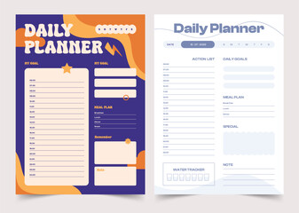 Daily Planner, Personal Planner Layout, Printable Planner