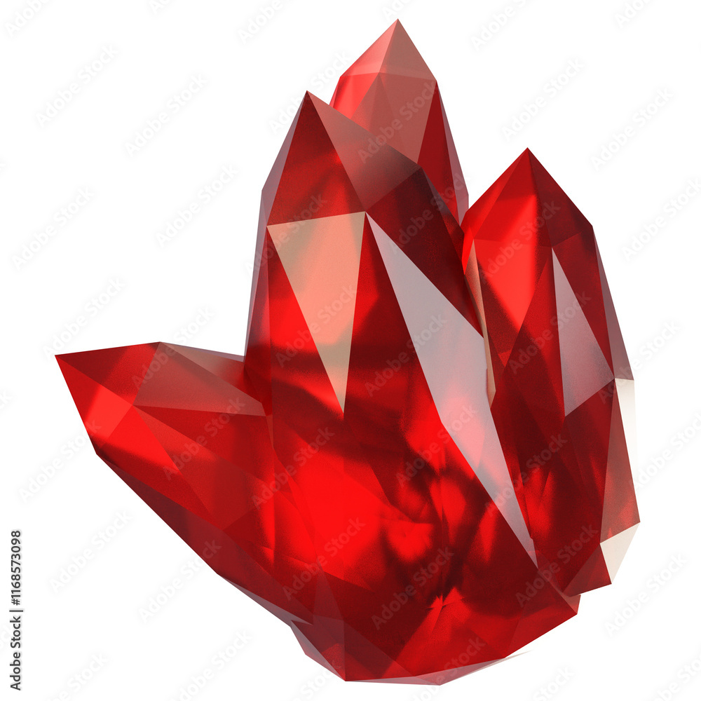 Poster 3d rendering adventure game icon concept. 3d render crystal icon