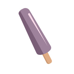 Popsicle ice cream. Ice cream stick. Blueberry ice cream. Street food. Dessert food. Fruity ice cream.