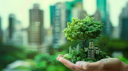 Ecology concept wallpaper