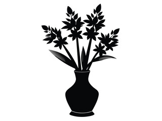 tuberose flowers with vase H.eps