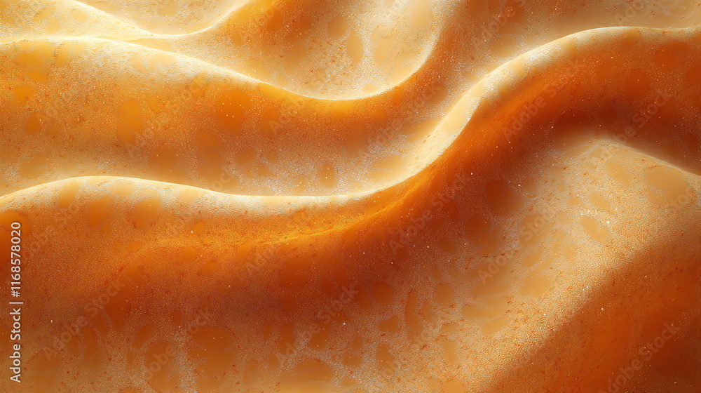 Aufkleber soft amber waves create a mesmerizing texture reminiscent of flowing silk against a warm background 