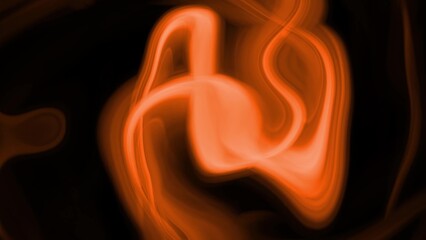 Amazing brown colour abstract ink smoke background